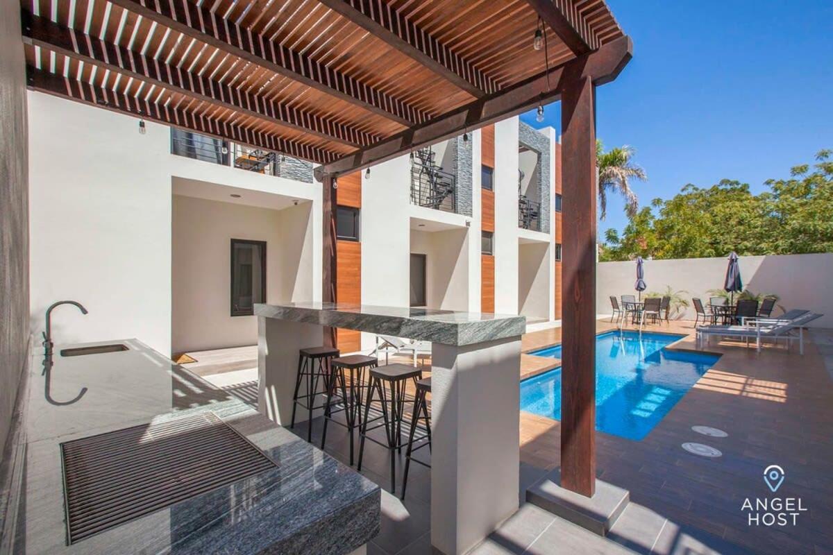 New Private Rooftop Townhome With Pool Onsite Steps To Beach La Paz Exterior photo